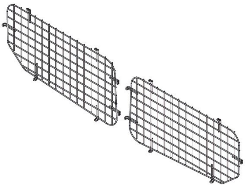 weather guard transit connect 120 in wheelbase van window screen side door