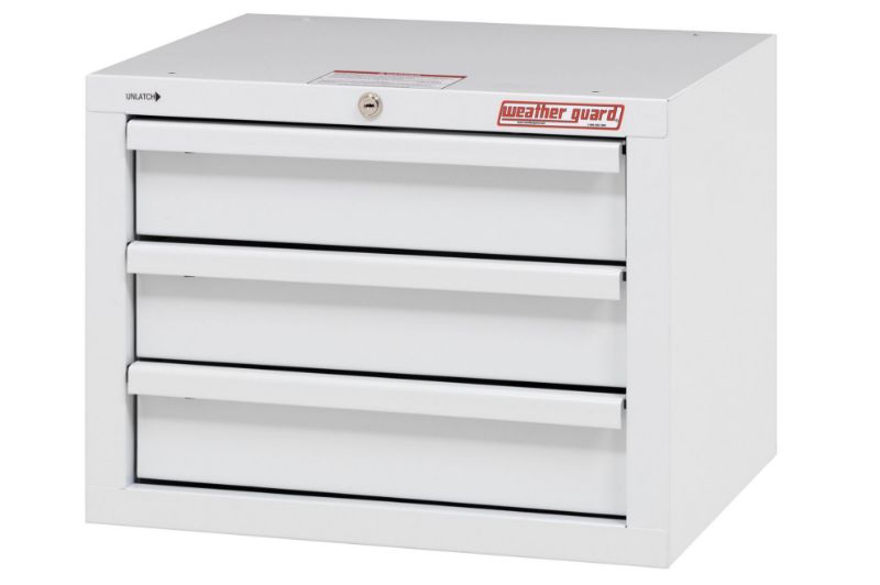 weather guard secure storage cabinet three 3 drawer