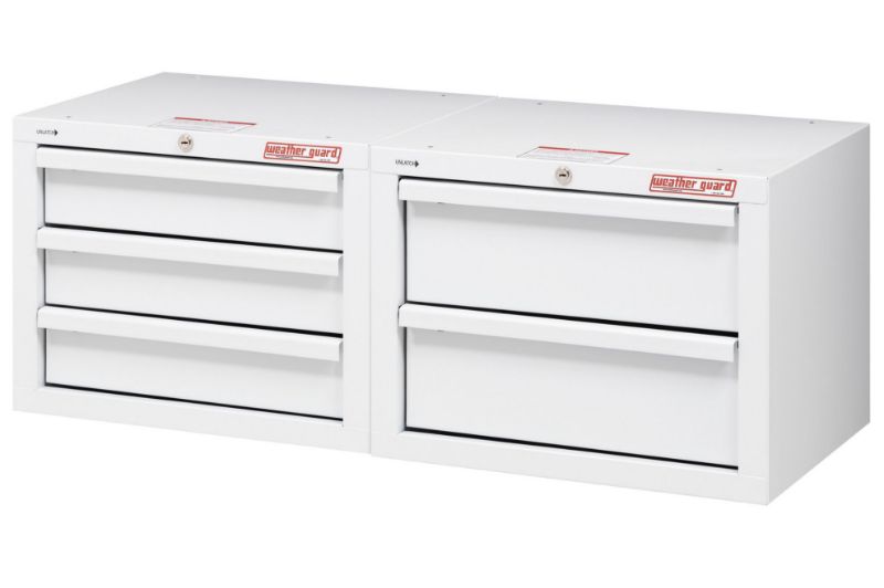 weather guard secure storage cabinet combo kit five 5 drawer