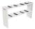 weather guard heavy duty adjustable 2 shelf unit 60 in x 34 in x 13 12 in