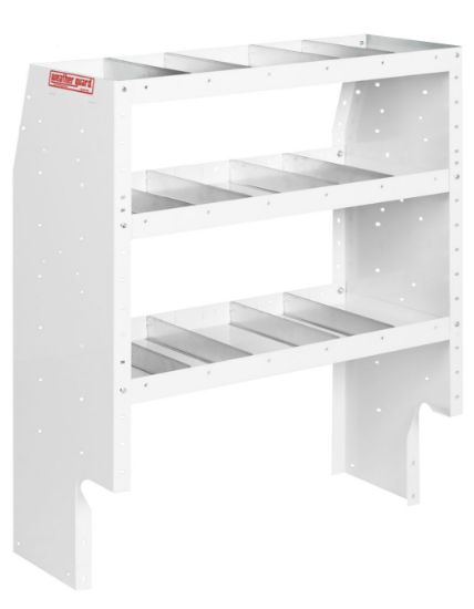 weather guard heavy duty adjustable 3 shelf unit 36 in x 44 in x 16 in