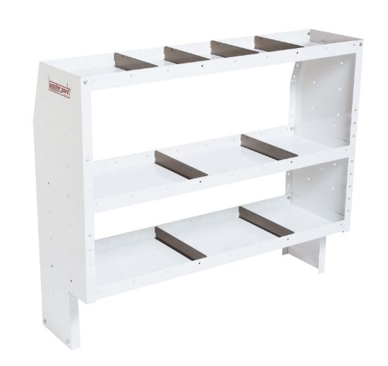 weather guard heavy duty adjustable 3 shelf unit 52 in x 44 in x 16 in