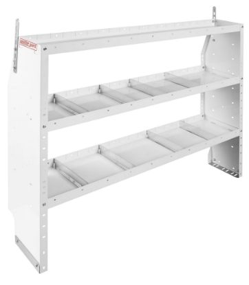 weather guard adjustable 3 shelf unit 60 in x 44 in x 13 12 in