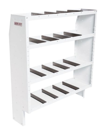 weather guard heavy duty adjustable 4 shelf unit 52 in x 60 in x 16 in