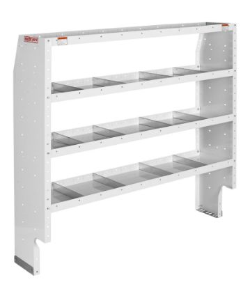 weather guard heavy duty adjustable 4 shelf unit 60 in x 60 in x 16 in