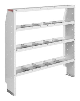 weather guard adjustable 4 shelf unit 52 in x 60 in x 13 12 in