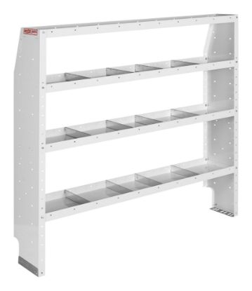 weather guard adjustable 4 shelf unit 60 in x 60 in x 13 12 in