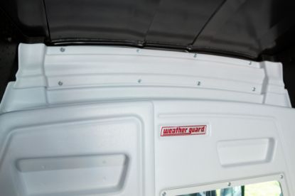 weather guard cabmax composite bulkhead ford transit high roof header panel requires 96310 3 01