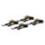 16 black cargo straps with s hooks 500 lbs 4 pack
