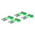 16 dark green cargo straps with s hooks 300 lbs 4 pack