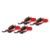 16 red cargo straps with s hooks 500 lbs 4 pack