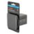 2 black plastic hitch tube cover packaged