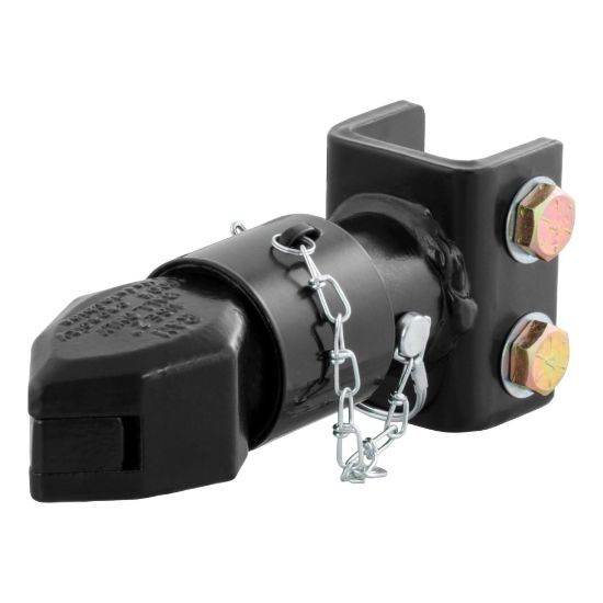 2 channel mount coupler with sleeve lock 7000 lbs black