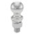 2 trailer ball 1 x 2 14 shank 12000 lbs chrome