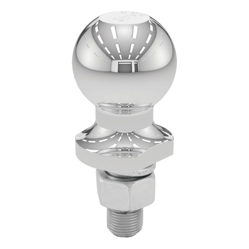 2 trailer ball 34 x 1 34 shank 3500 lbs chrome packaged