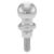 2 trailer ball 34 x 3 shank 3500 lbs chrome
