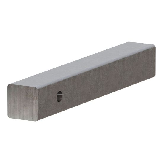 2 x 14 raw steel hitch bar