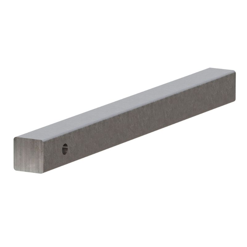 2 x 24 raw steel hitch bar