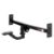 class 1 vertical receiver trailer hitch with 1 14 adapter with 34 hole