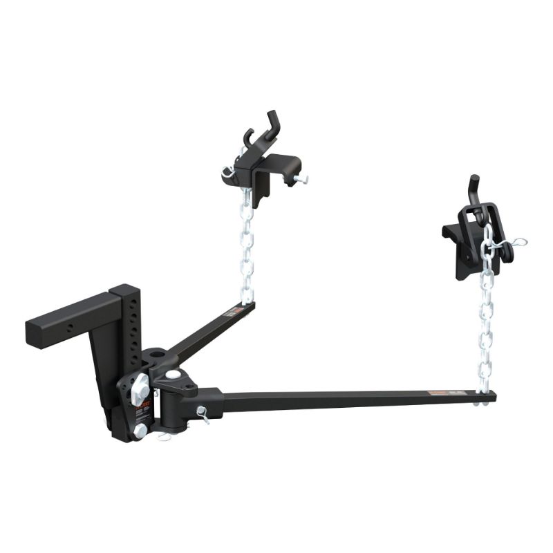 deep drop trunnion bar weight distribution hitch 8k 10k lbs 30 58 bars