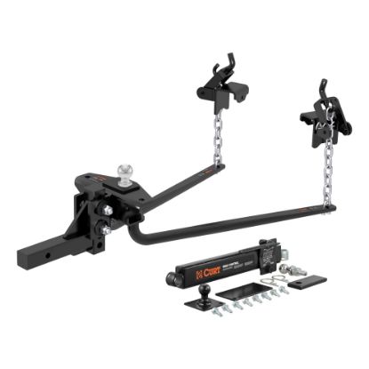 round bar weight distribution hitch with sway control 8 10k 31 58in