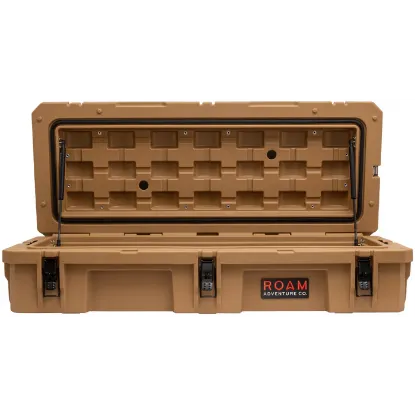 roam adventure rugged case 95l desert tan