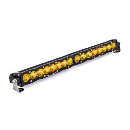 baja designs 20 inch led light bar single amber straight driving combo pattern s8 series