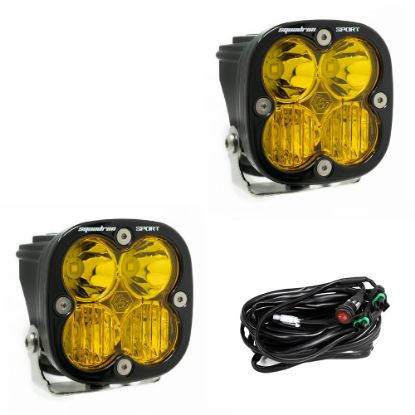 baja designs led light pods amber lens drivingcombo pair squadron sport