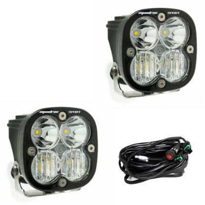 baja designs led light pods clear lens drivingcombo pair squadron sport