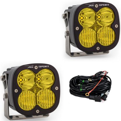 baja designs led light pods amber lens driving combo pattern pair xl sport series