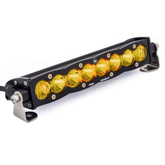 baja designs 10 inch led light bar driving combo amber lens pattern s8 series