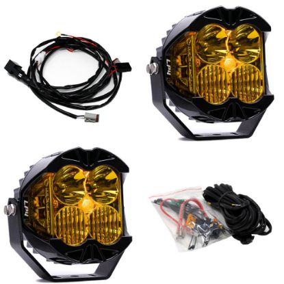 baja designs lp4 pro led drivingcombo amber lens pair