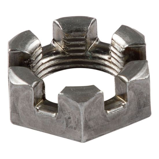 curt 1 spindle nut 6 slot castle