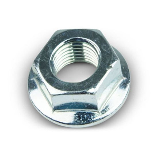 curt hex flange nut for axle shoulder bolt 716 20 thread end