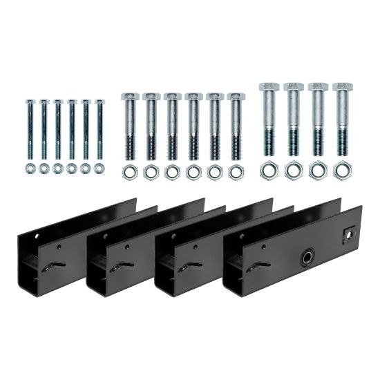 curt trailer axle attaching parts ap suspension kit for 12000 lb 16000 lb triple axles 42 14