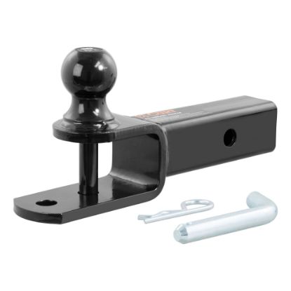 curt 3 in 1 atv ball mount with 2 shank and 1 78 trailer ball