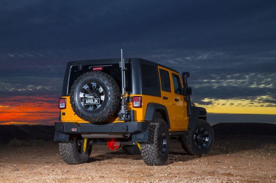 Picture of ARB Rear Bar Textured Blk Jk Jeep