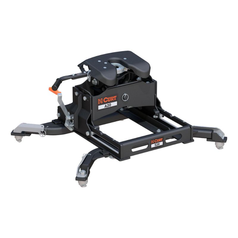 Picture of Curt A20 Sliding 5th Wheel Hitch, 20K, Select Ram 2500, 3500, 6.5' Bed Puck System - 16695