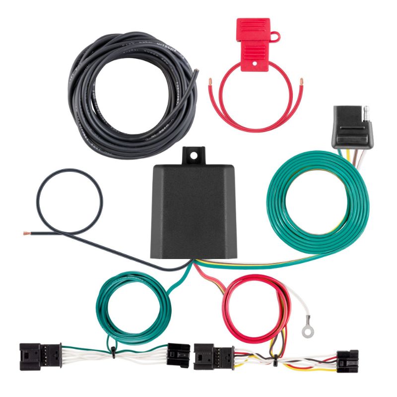 Picture of Curt Custom Wiring Harness, 4-Way Flat Output, Select Volvo XC60 - 56531