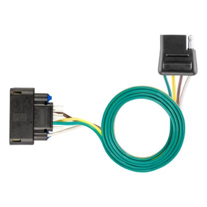 Picture of Curt Custom Wiring, 4-Way Flat, Select Buick Enclave, Chevrolet Traverse, GMC Acadia