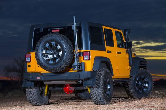 Picture of ARB Rear Bar Textured Blk Jk Jeep