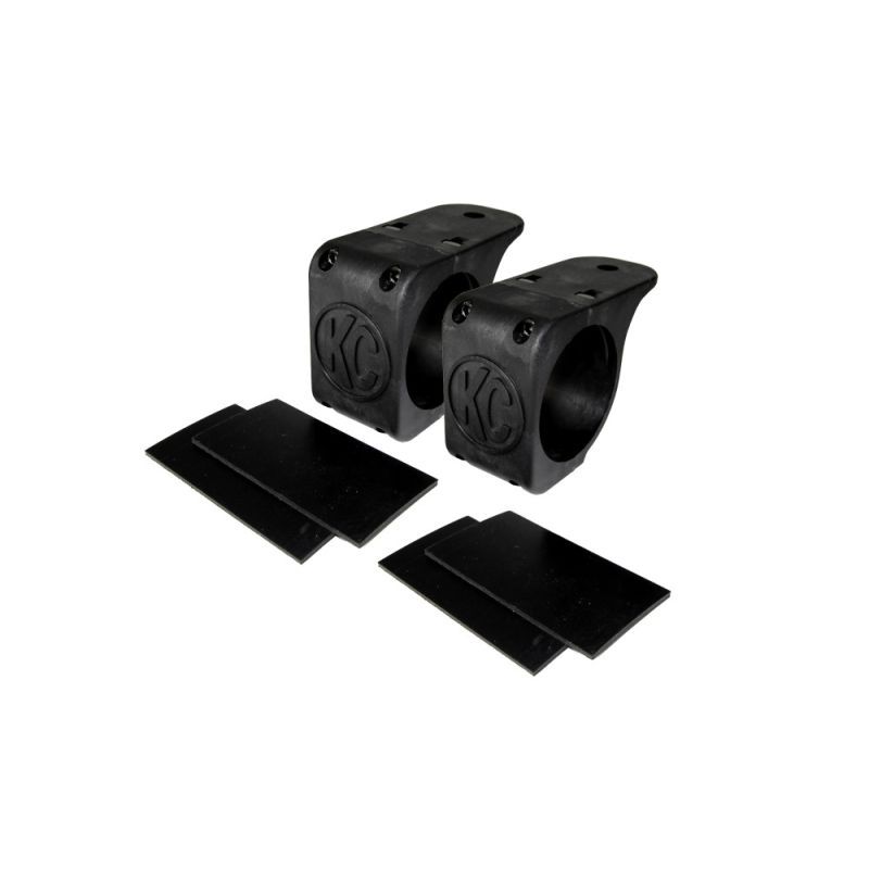 Picture of KC HiLiTES Bracket Set - Tube Clamp Light Mount - Rubber Adjustment Shims - 2.75 Inch -3.0 Inch