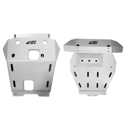 Picture of CBI Offroad T2-T3 Toyota Tacoma Full Overland Skid Plates | 2005-Current - Steel - Powder Coat Black