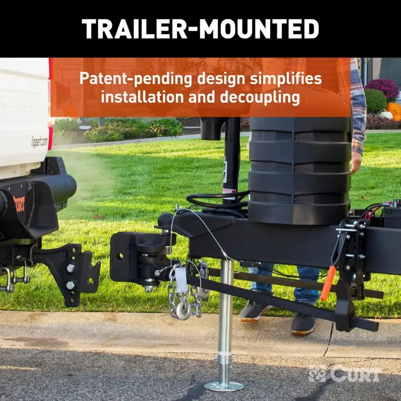 Picture of Curt TruTrack 4P Trailer-Mounted Weight Distribution Hitch, 8-10K - 17520