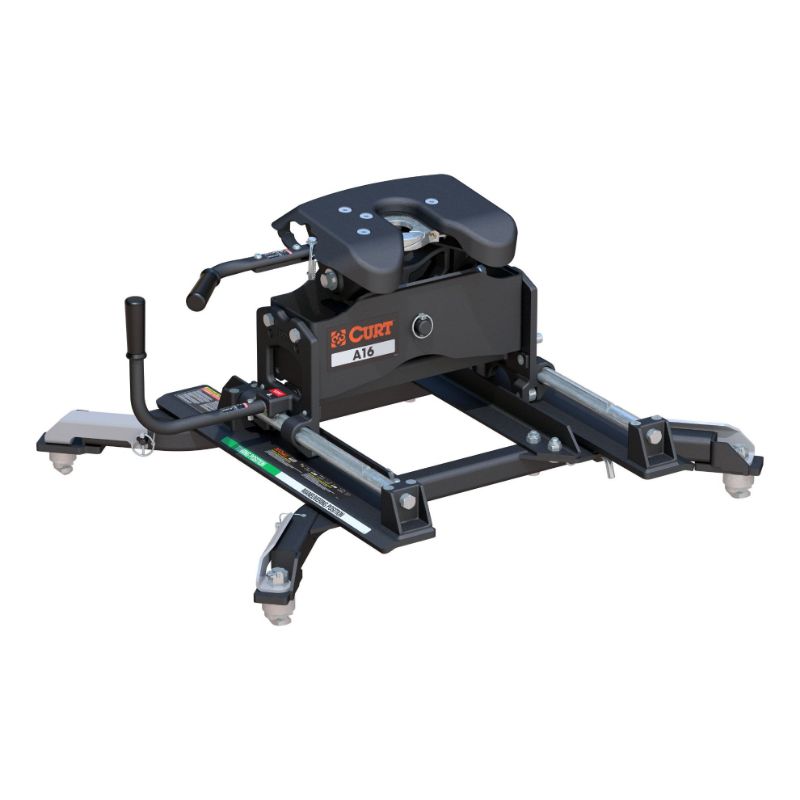 Picture of Curt A16 Sliding 5th Wheel Hitch, 16K, Select Ram 2500, 3500, 6.5 Bed Puck System