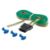 Picture of Curt 4-Way Flat Connector Socket with 60" Wires & Hardware (Vehicle Side, Packaged) - 58044