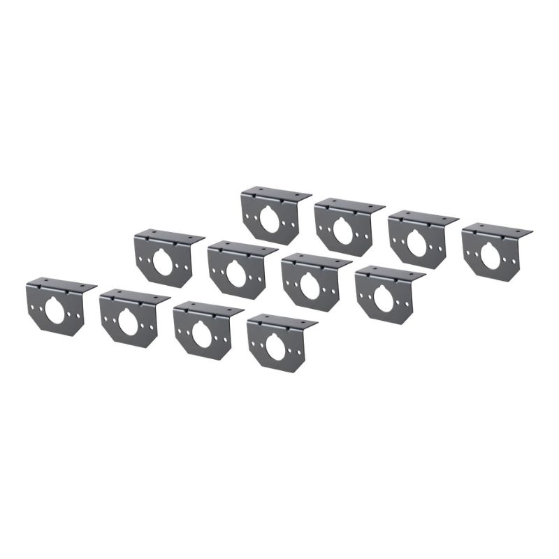 Picture of Curt Connector Mounting Brackets for 4-Way & 6-Way Round (12-Pack) - 57207