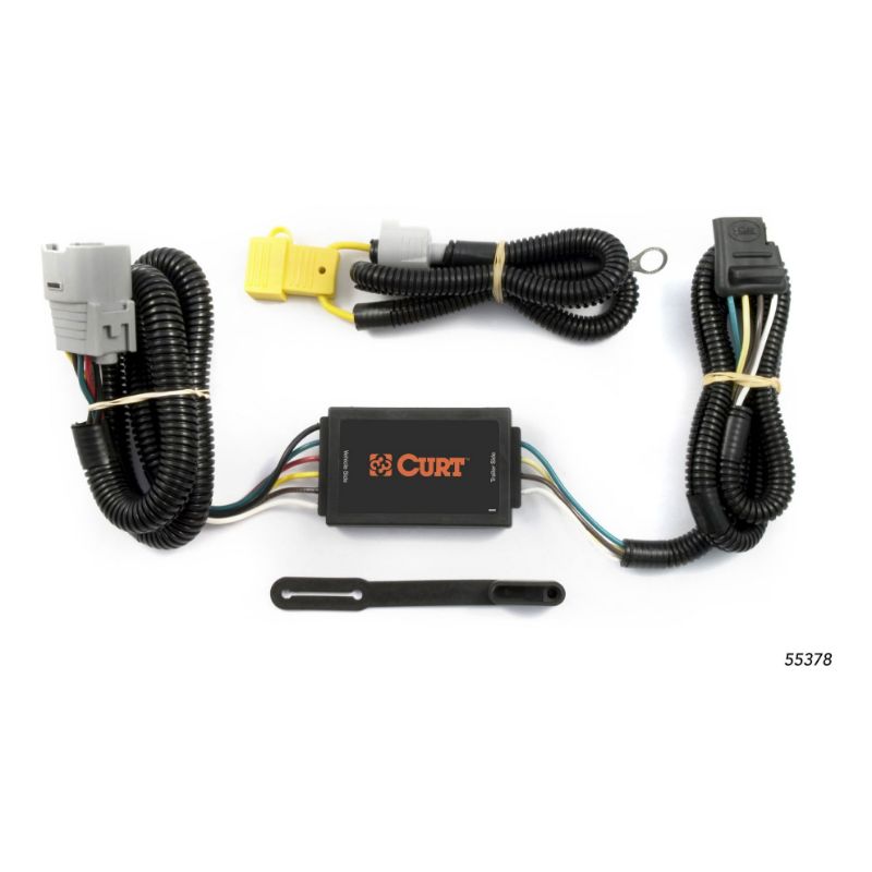 Picture of Curt Custom Wiring Connector, 4-Way Flat Output, Select Toyota Tundra - 55378