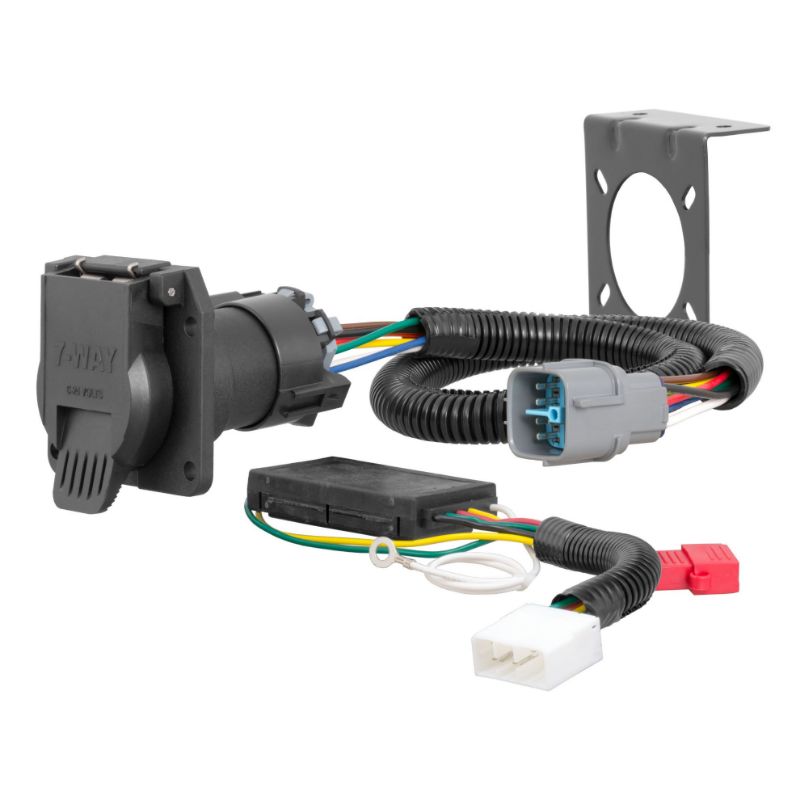 Picture of Curt Custom Wiring Connector, 7-Way RV Blade, Select Honda Pilot, Ridgeline - 56366