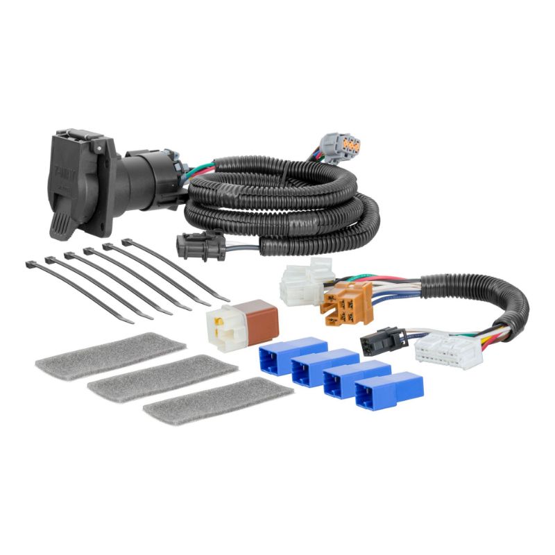 Picture of Curt Custom Wiring Connector, 7-Way RV Blade, Select Nissan Pathfinder, Infiniti QX60 - 56357